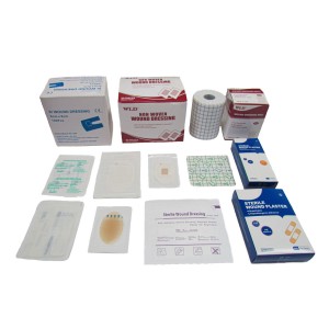 some medical supplies and consumables, like cotton tap, bandages