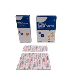 some medical supplies and consumables, like cotton tap, bandages, medical pad, sterile wound plaster